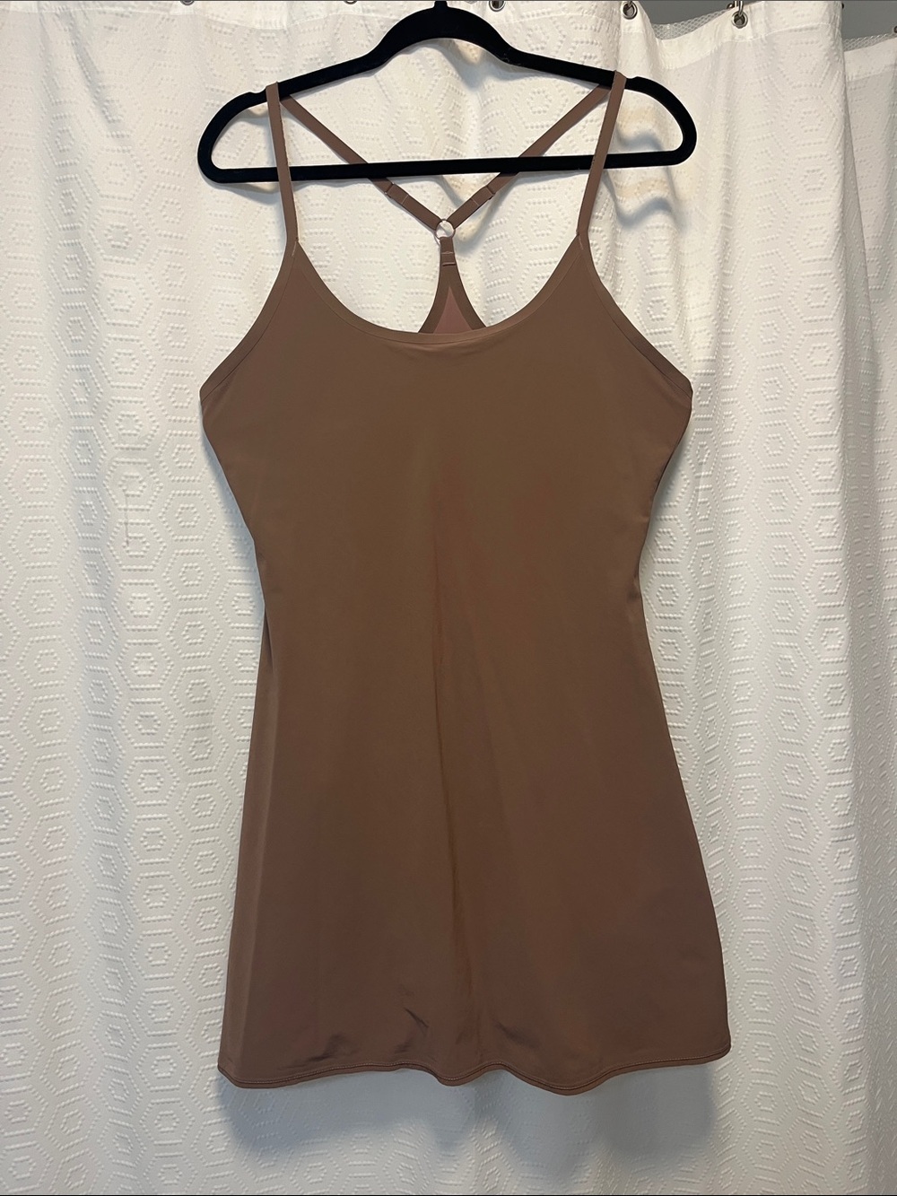 Outdoor Voices The Exercise Dress in Deep Taupe